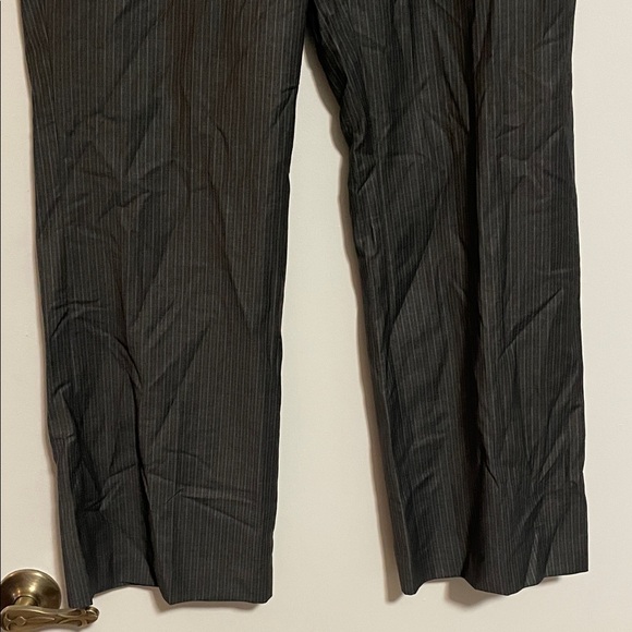 Worthington Charcoal Pinstripe Trousers - Picture 4 of 6